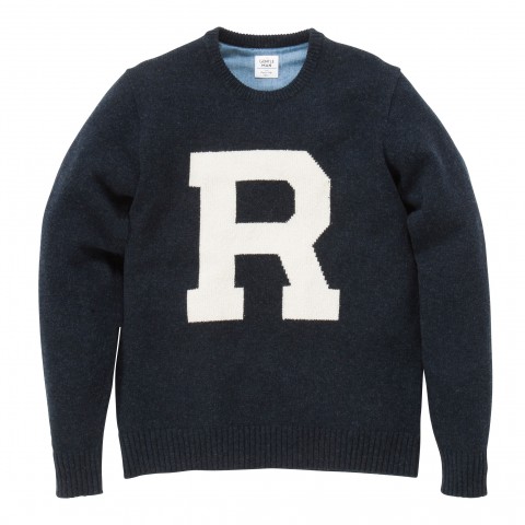 KN09 LOGO KNIT R NAVY